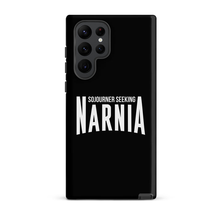 Christian Phone Case Sojourner Seeking Narnia Black for Samsung® Samsung® Phone Cases Matte Samsung Galaxy S22 Ultra 