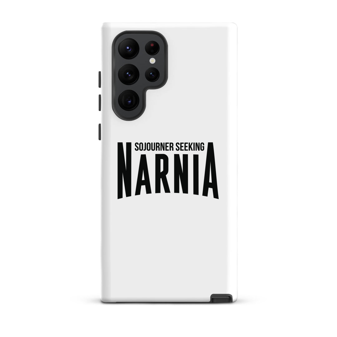 Christian Phone Case Sojourner Seeking Narnia White for Samsung® Samsung® Phone Cases Matte Samsung Galaxy S22 Ultra 