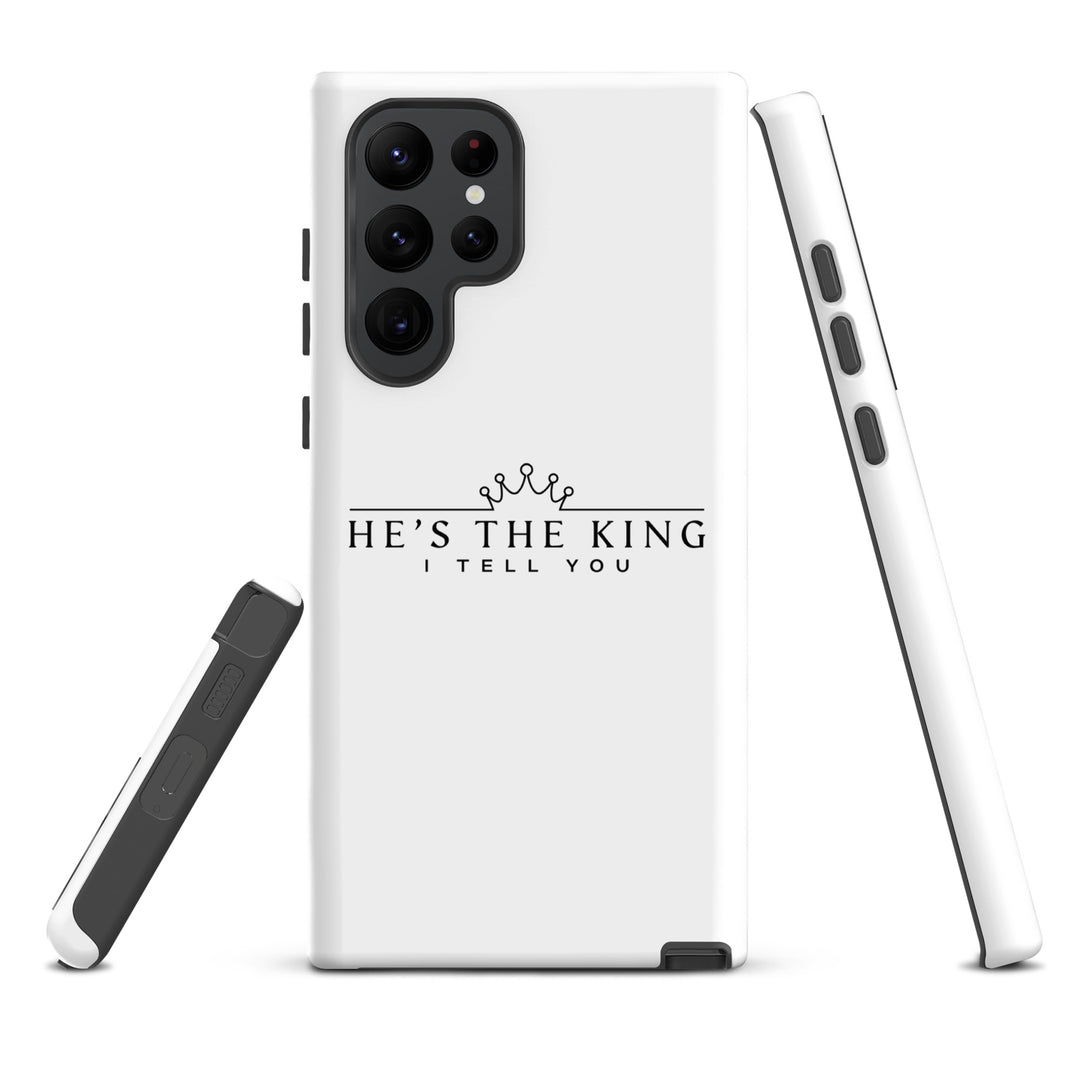 Christian Phone Case He's The King White for Samsung® Samsung® Phone Cases   