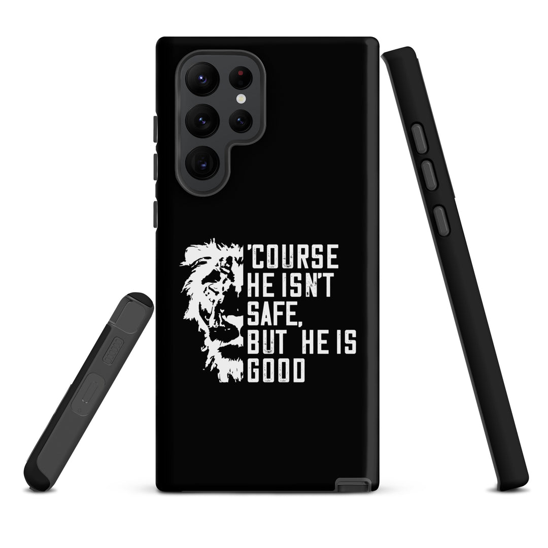 Christian Phone Case Christian Phone 'Course He Isn't Safe Black for Samsung® Samsung® Phone Cases   