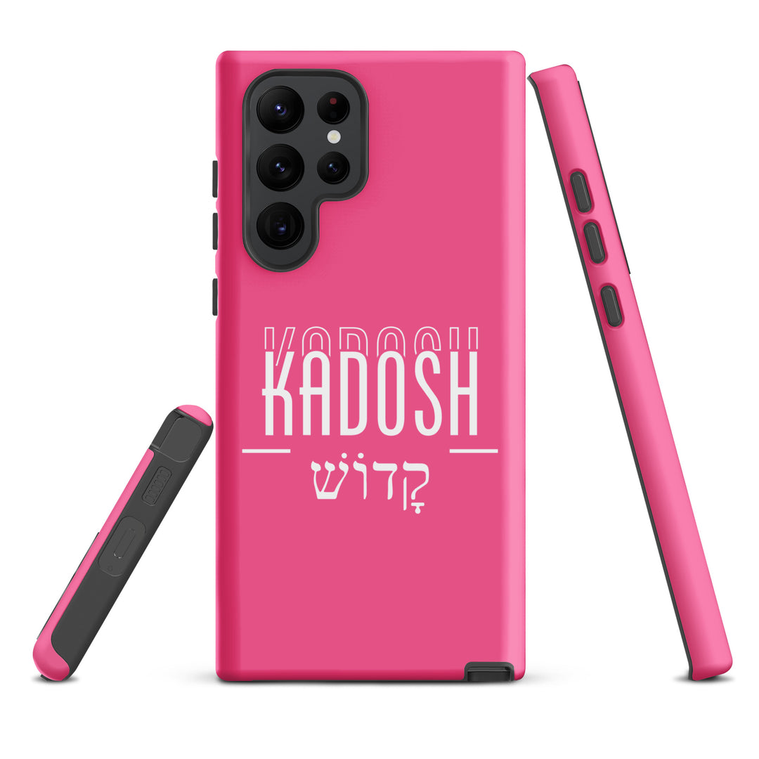 Christian Phone Case Kadosh Hebrew Pink for Samsung® Samsung® Phone Cases   