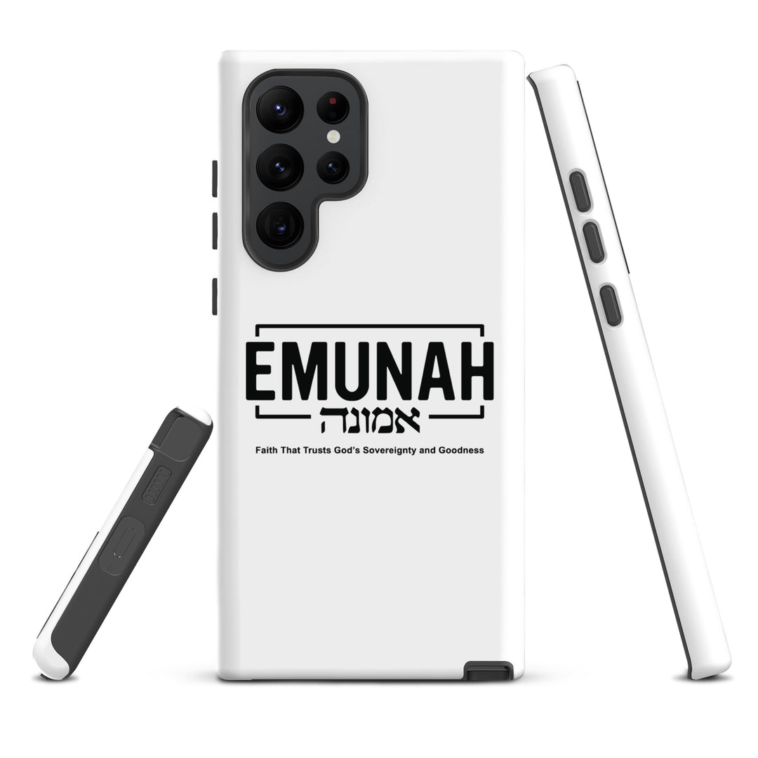 Christian Phone Case Emunah Faith That Trusts White for Samsung® Samsung® Phone Cases   