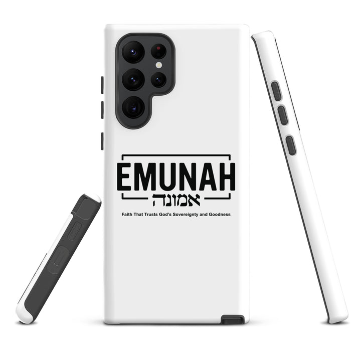 Christian Phone Case Emunah Steadfast Faith White for Samsung® Samsung® Phone Cases   