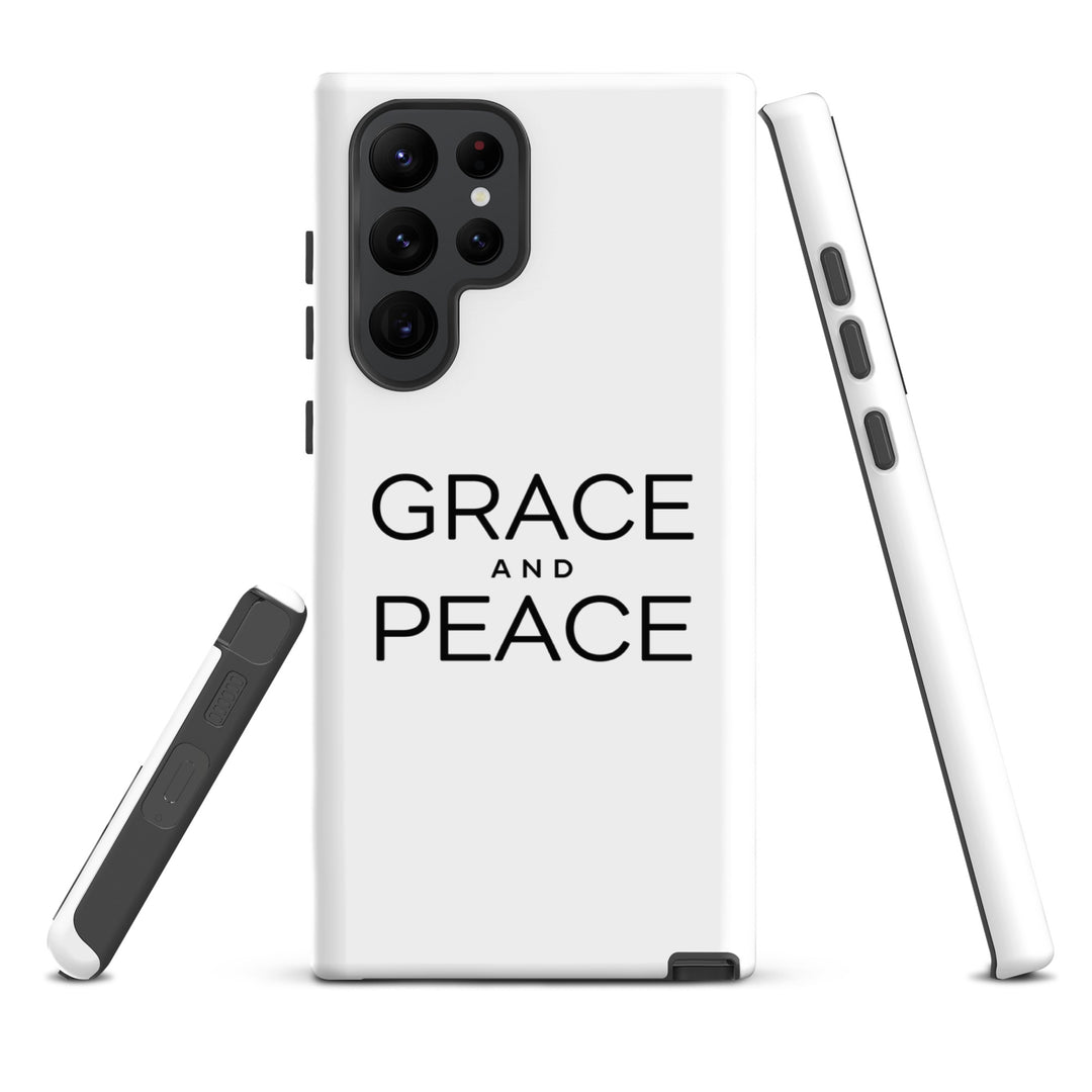 Christian Phone Case Grace and Peace White for Samsung® Samsung® Phone Cases   