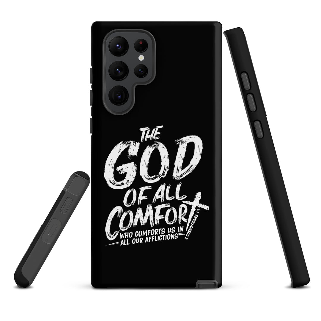 Christian Phone Case God of All Comfort Black for Samsung® Samsung® Phone Cases   