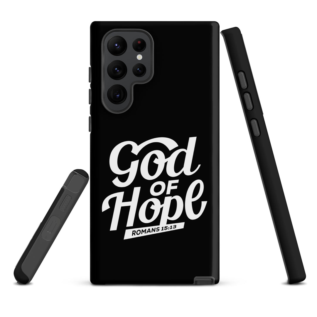 Christian Phone Case God of Hope Black for Samsung® Samsung® Phone Cases   