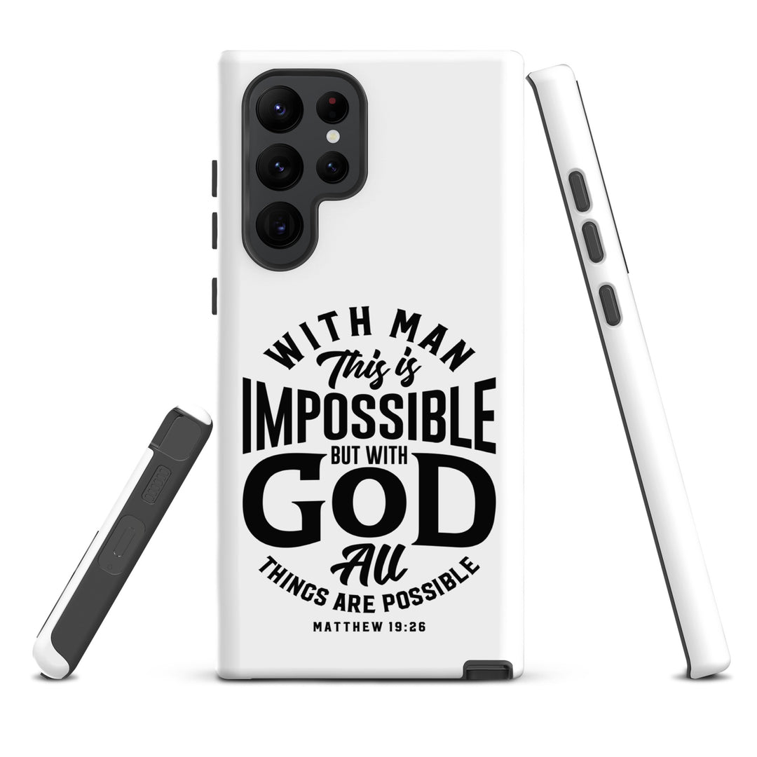 Christian Phone Case All Things Possible White for Samsung® Samsung® Phone Cases   