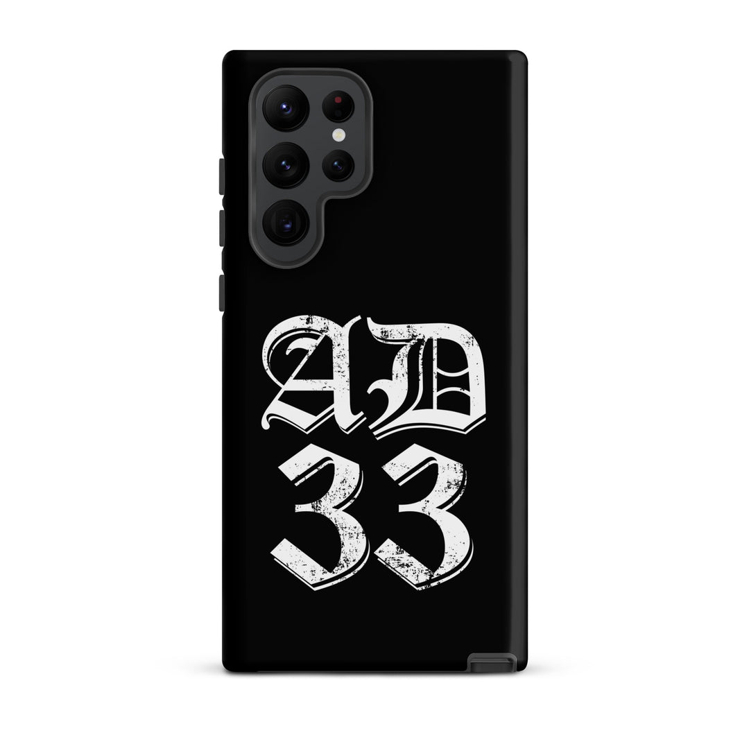 Christian Phone Case AD 33 Old English Black for Samsung® Samsung® Phone Cases Matte Samsung Galaxy S22 Ultra 