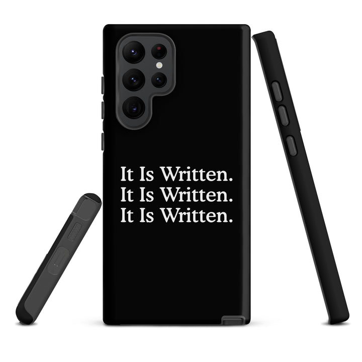 Christian Phone Case It Is Written Black for Samsung® Samsung® Phone Cases   