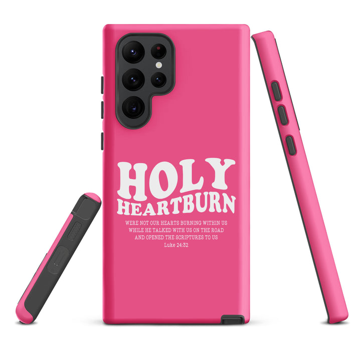 Christian Phone Case Holy Heartburn Pink for Samsung® Samsung® Phone Cases   