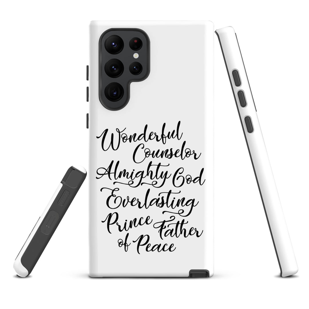 Christian Phone Case Wonderful Counselor White for Samsung® Samsung® Phone Cases   