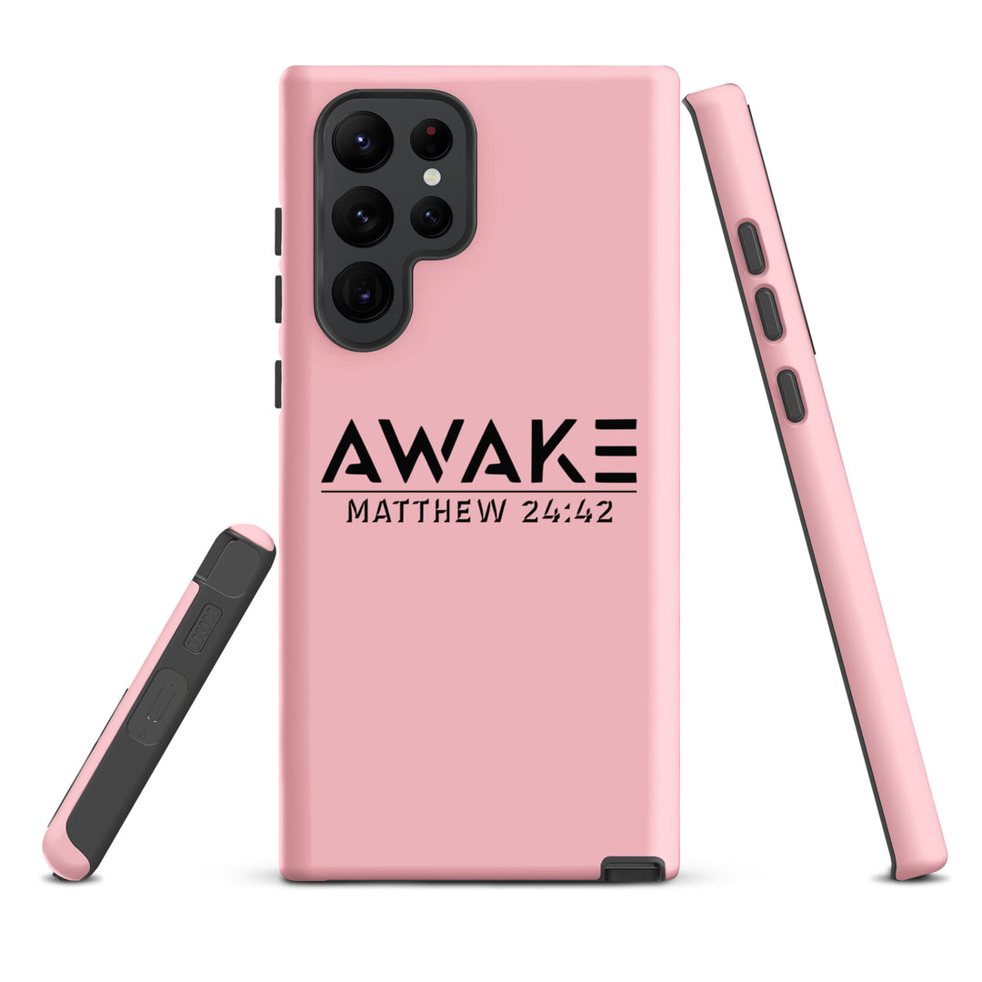 Christian Phone Case Awake  Pink for Samsung® Samsung® Phone Cases   