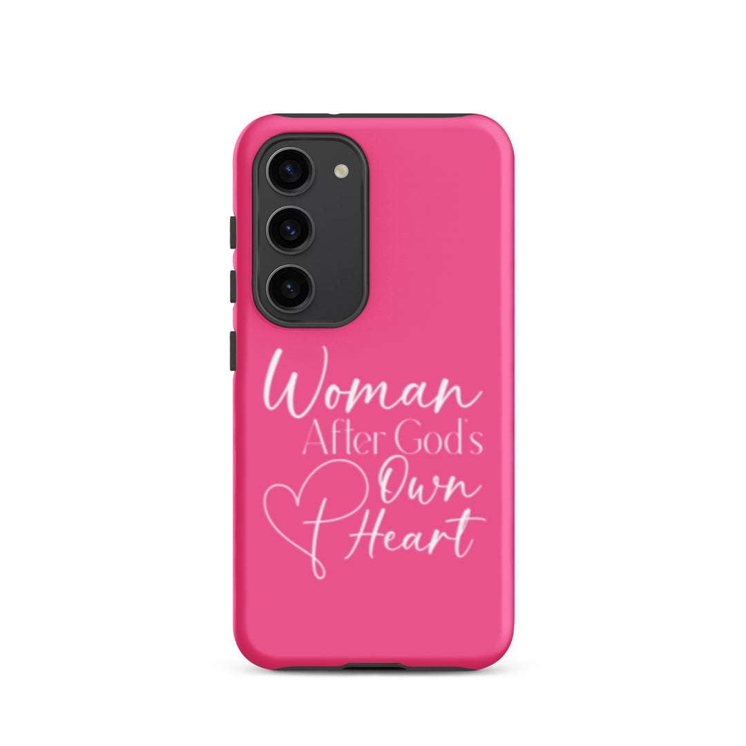 Christian Phone Case Woman After God's Heart for Samsung® Samsung® Phone Cases Matte Samsung Galaxy S23 