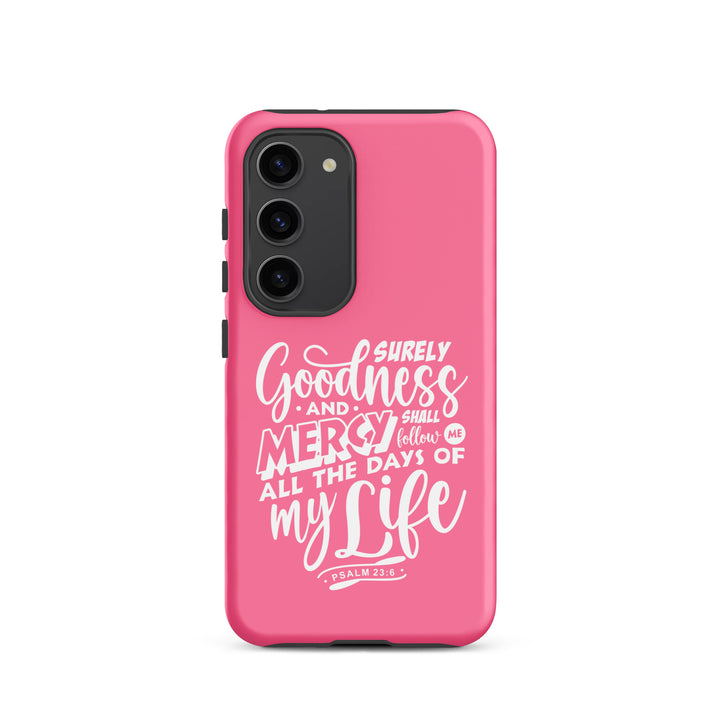 Christian Phone Case Goodness and Mercy for Samsung® Samsung® Phone Cases Matte Samsung Galaxy S23 