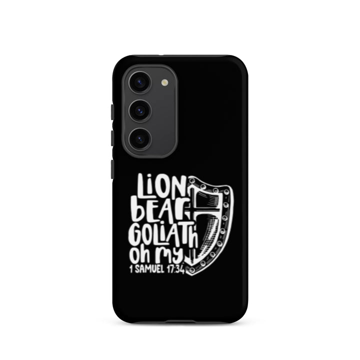 Christian Phone Case Lion Bear Goliath Oh My for Samsung® Samsung® Phone Cases Matte Samsung Galaxy S23 