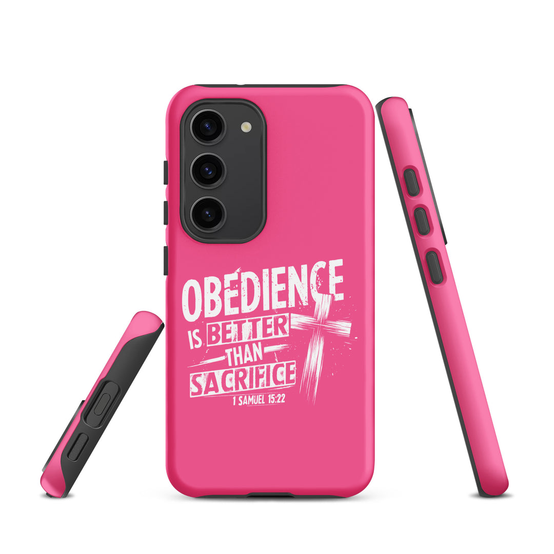 Christian Phone Case Obedience Is Better for Samsung® Samsung® Phone Cases   