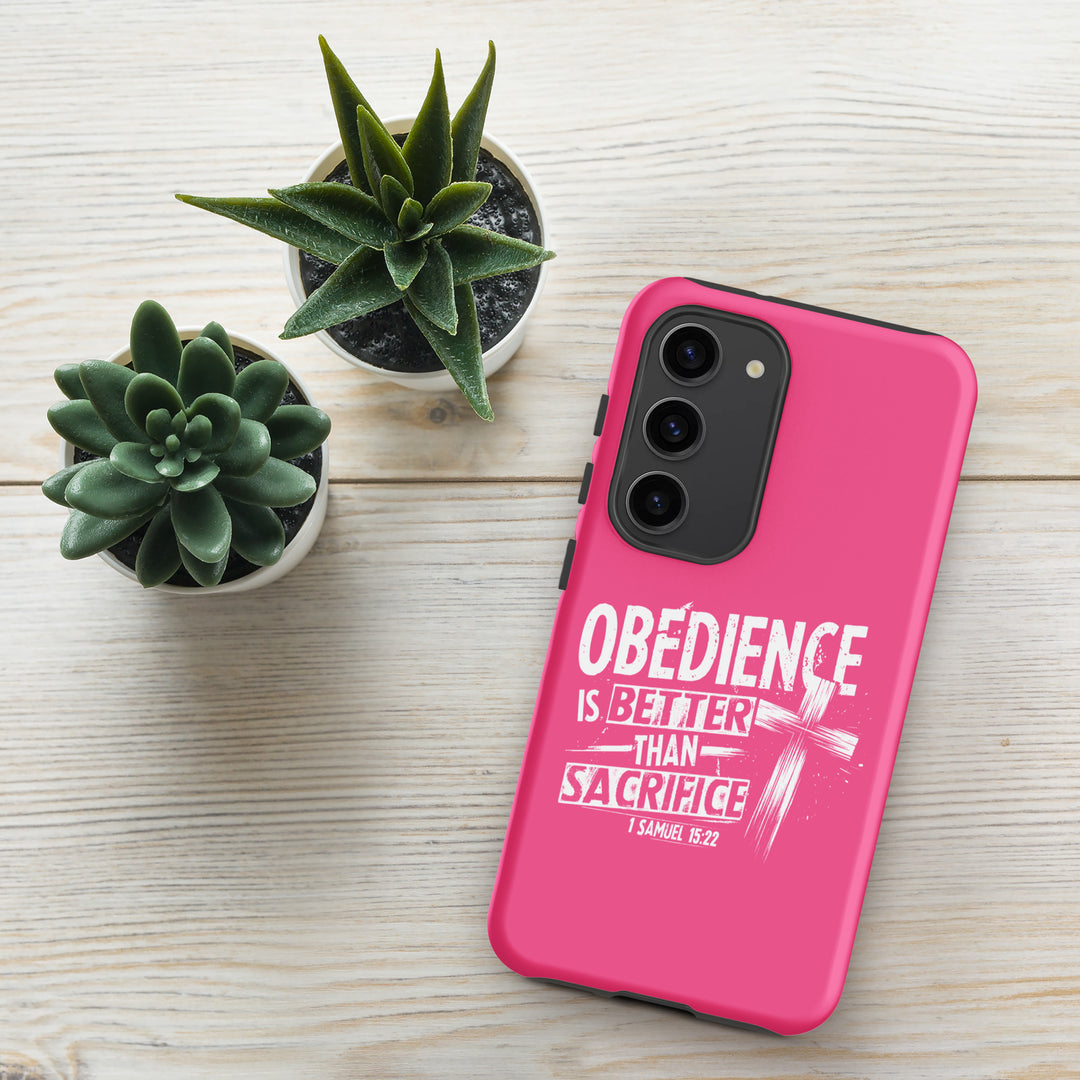 Christian Phone Case Obedience Is Better for Samsung® Samsung® Phone Cases   