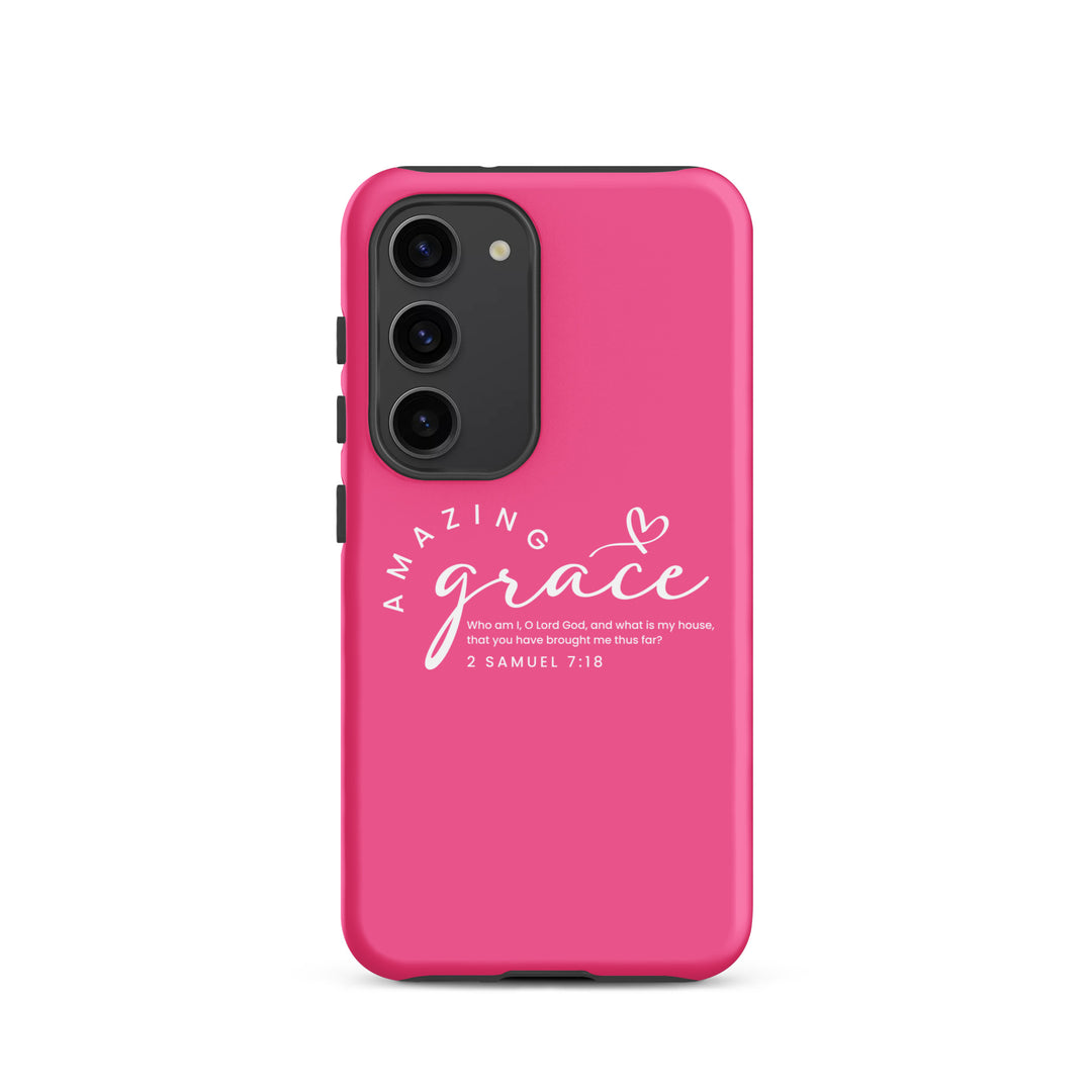 Christian Phone Case Amazing Grace Pink for Samsung® Samsung® Phone Cases Matte Samsung Galaxy S23 