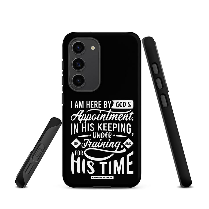 Christian Phone Case His Time Black for Samsung® Samsung® Phone Cases   