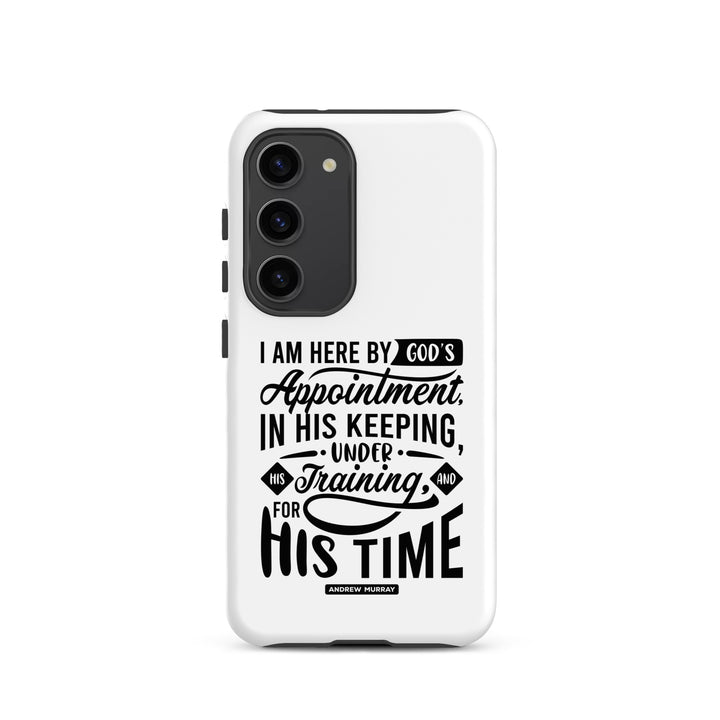 Christian Phone Case His Time White for Samsung® Samsung® Phone Cases Matte Samsung Galaxy S23 