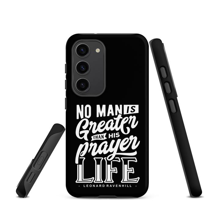 Christian Phone Case Prayer Life Black for Samsung® Samsung® Phone Cases   