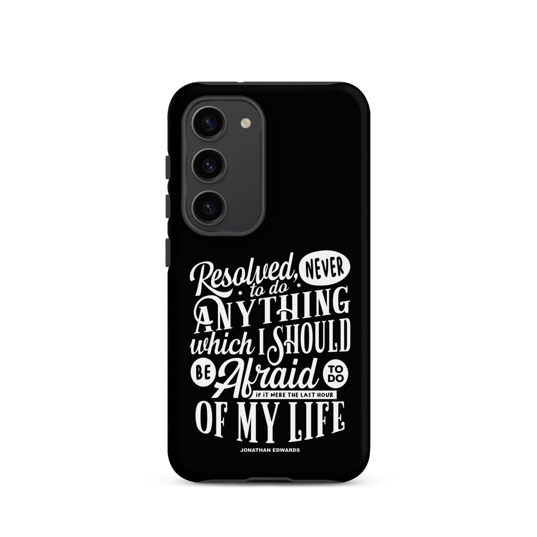 Christian Phone Case Last Hour Black for Samsung® Samsung® Phone Cases Matte Samsung Galaxy S23 