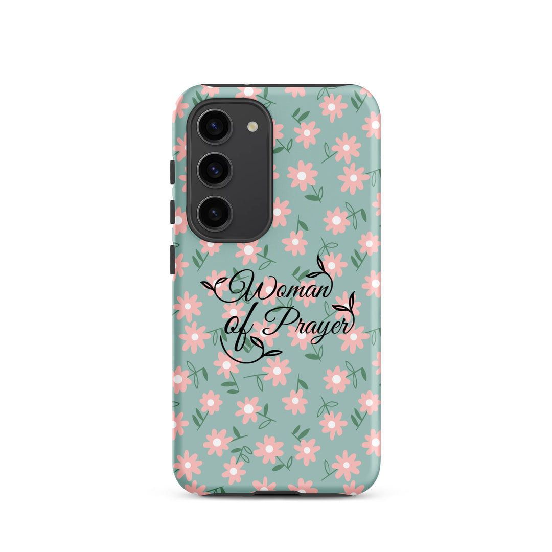 Christian Phone Case Woman of Prayer Daisy for Samsung® Samsung® Phone Cases Matte Samsung Galaxy S23 