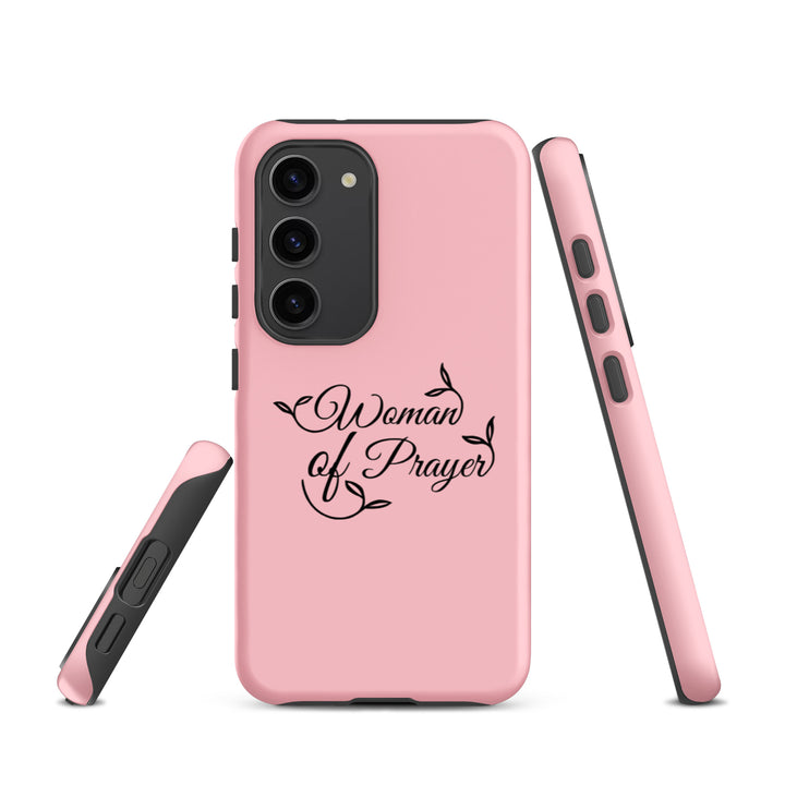 Christian Phone Case Woman of Prayer Pink for Samsung® Samsung® Phone Cases   