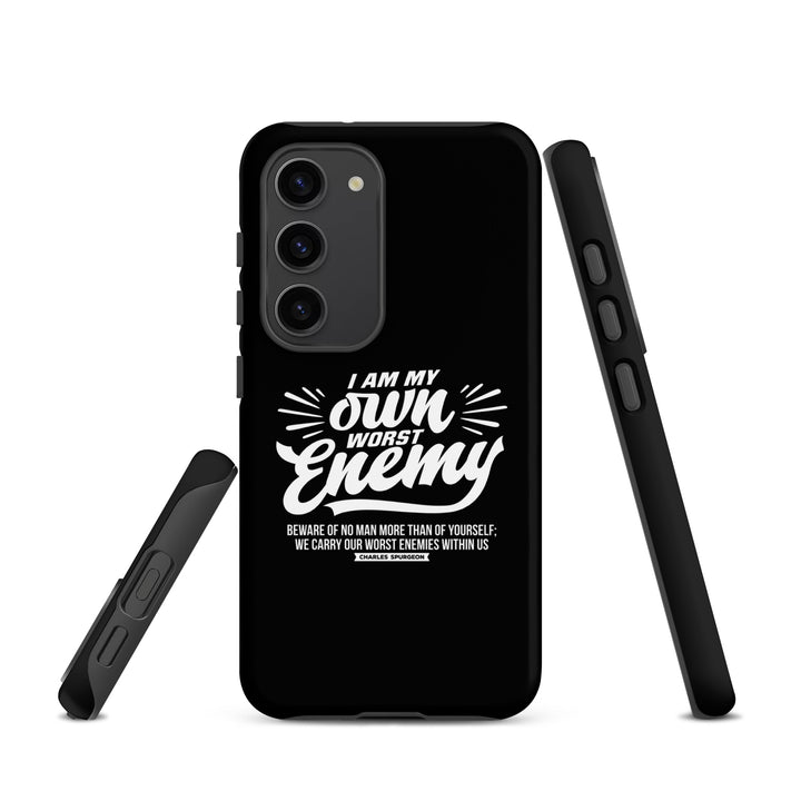 Christian Phone Case Worst Enemy Black for Samsung® Samsung® Phone Cases   