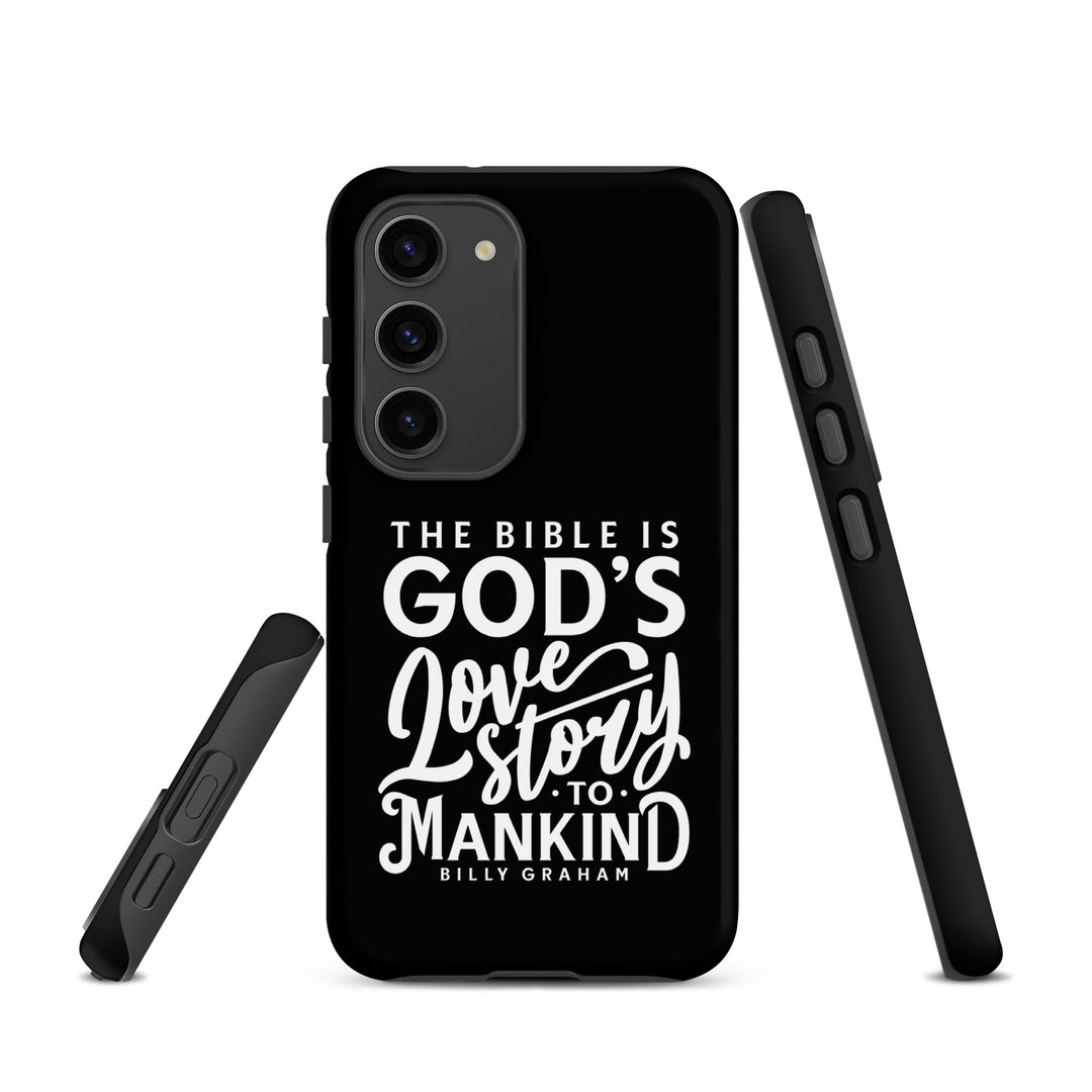 Christian Phone Case God's Love Story Black for Samsung® Samsung® Phone Cases   