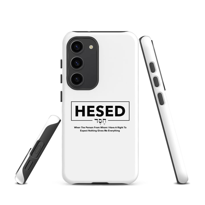 Christian Phone Case Hesed Everything White for Samsung® Samsung® Phone Cases   