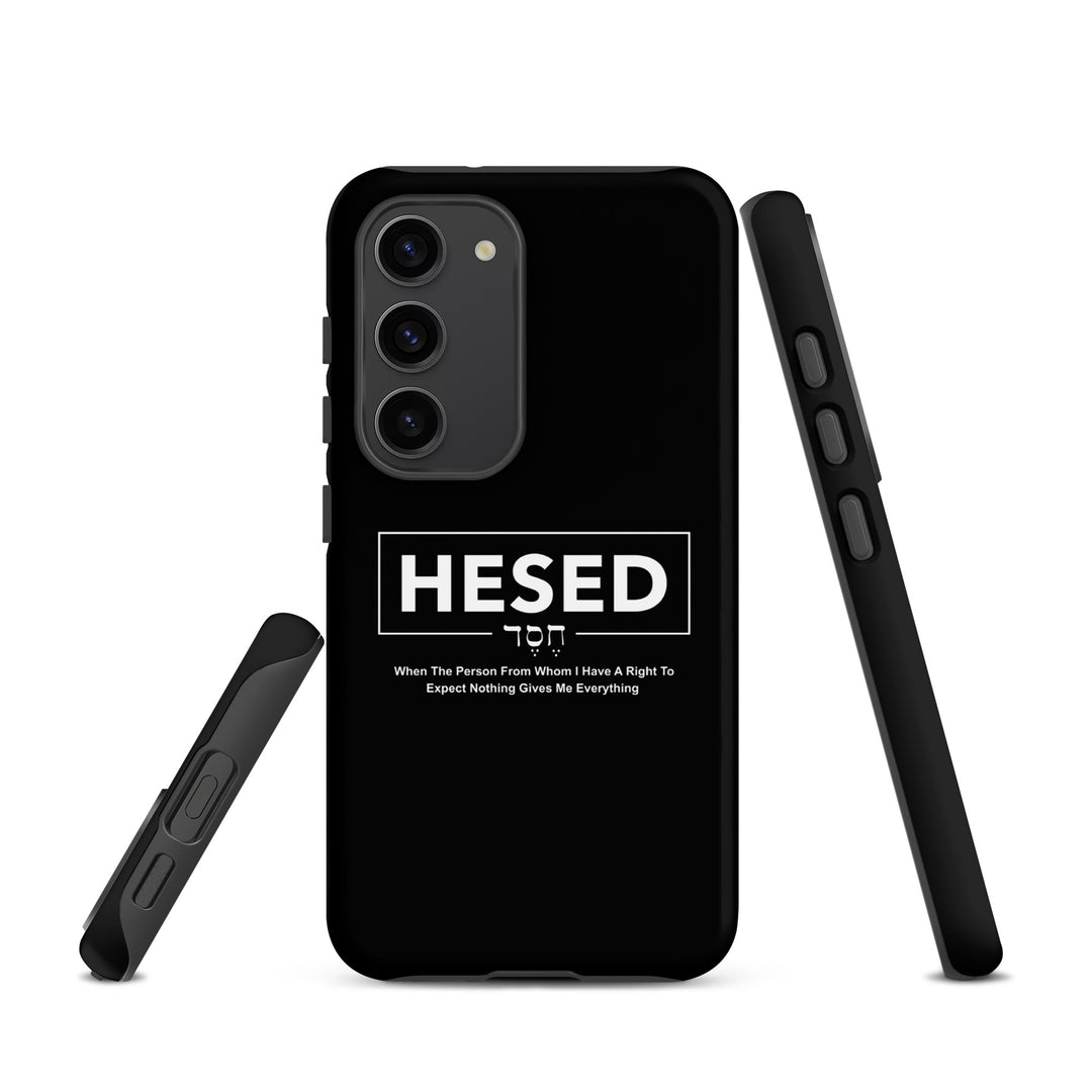 Christian Phone Case Hesed Everything Black for Samsung® Samsung® Phone Cases   