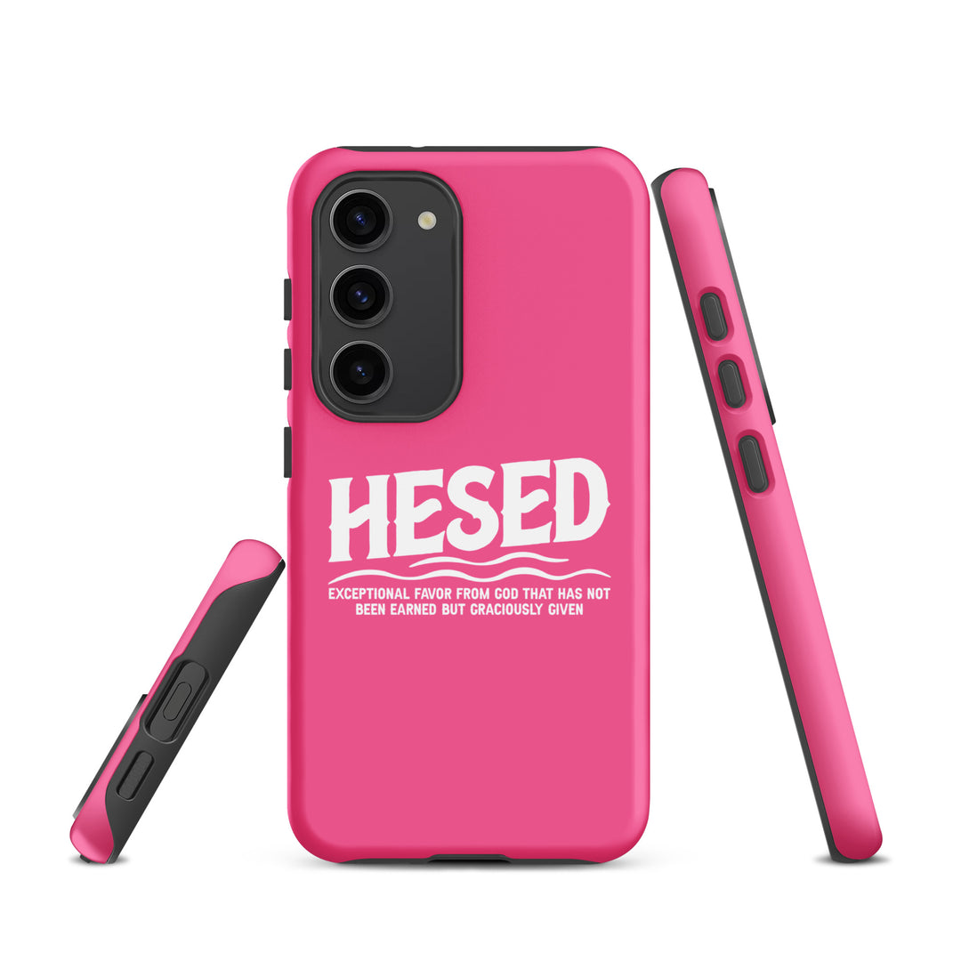 Christian Phone Case Hesed Exceptional Favor Pink for Samsung® Samsung® Phone Cases   