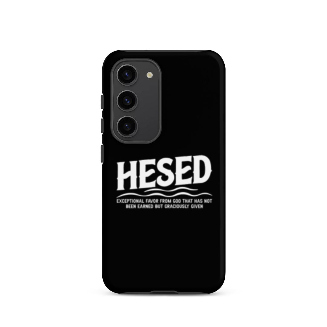 Christian Phone Case Exceptional Favor Black for Samsung® Samsung® Phone Cases Matte Samsung Galaxy S23 