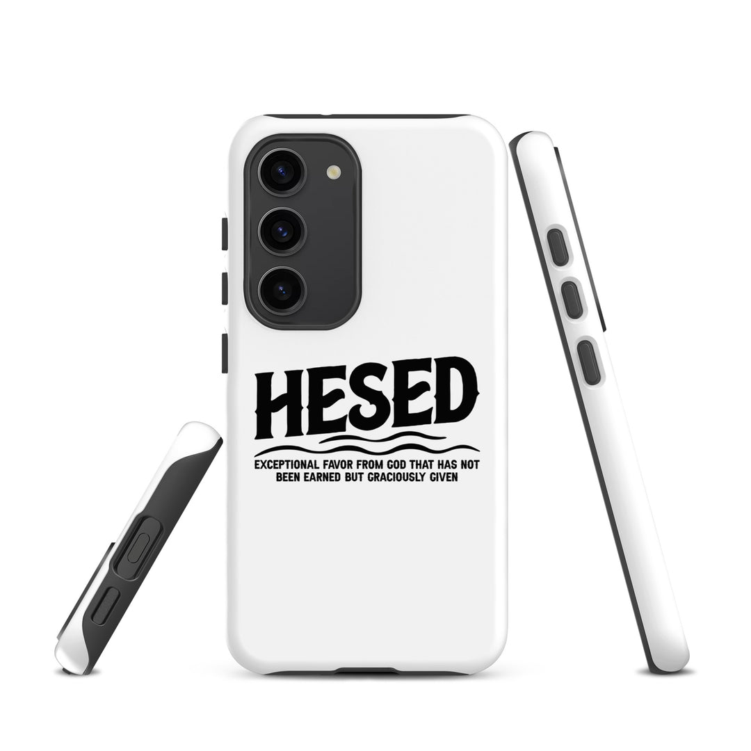 Christian Phone Case Hesed Exceptional Favor White for Samsung® Samsung® Phone Cases   