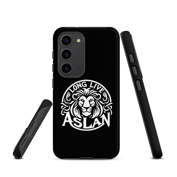 Christian Phone Case Long Live Aslan Black for Samsung® Samsung® Phone Cases   