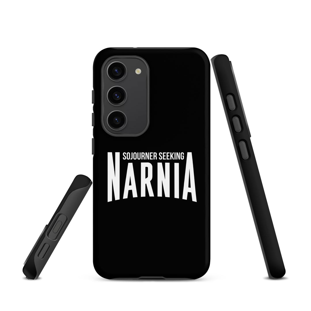 Christian Phone Case Sojourner Seeking Narnia Black for Samsung® Samsung® Phone Cases   