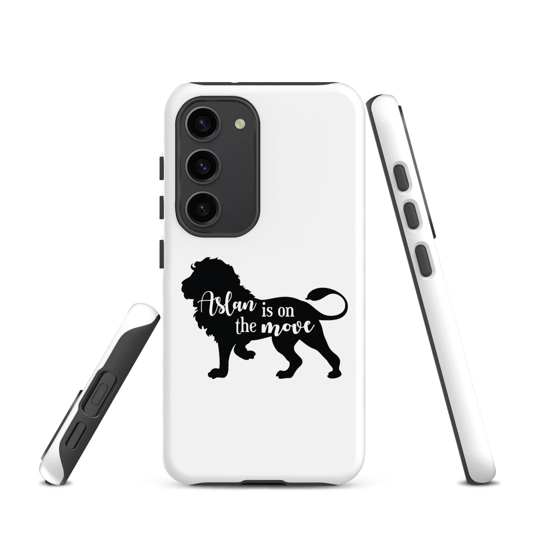 Christian Phone Case Aslan Is On The Move White for Samsung® Samsung® Phone Cases   