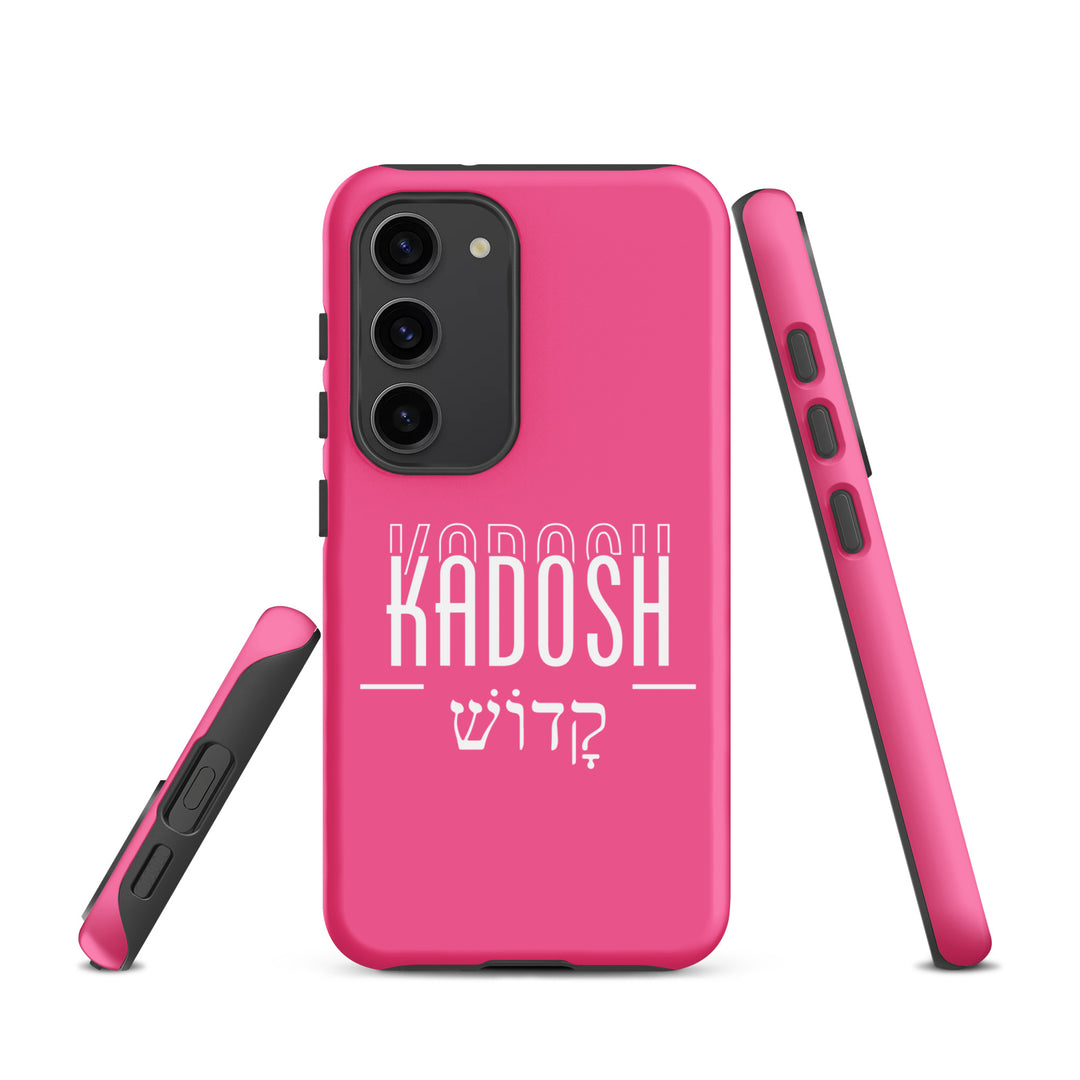 Christian Phone Case Kadosh Hebrew Pink for Samsung® Samsung® Phone Cases   