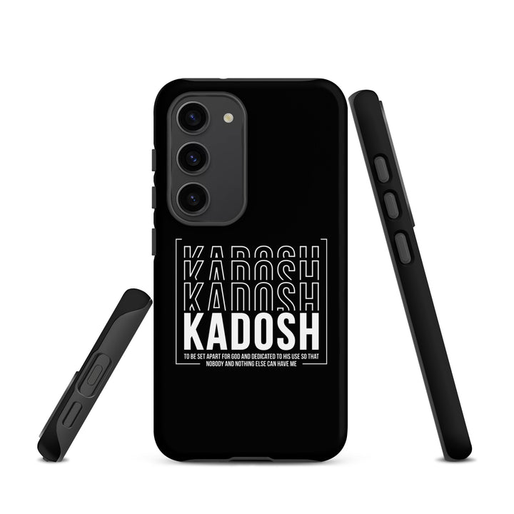 Christian Phone Case Kadosh Dedicated To His Use Black for Samsung® Samsung® Phone Cases   