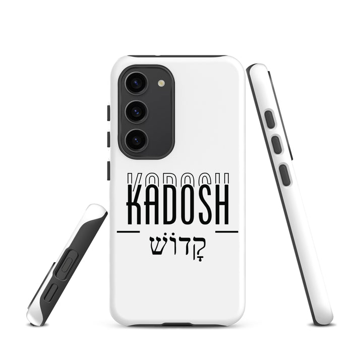 Christian Phone Case Kadosh Hebrew White for Samsung® Samsung® Phone Cases   