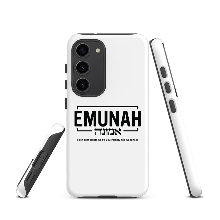 Christian Phone Case Emunah Faith That Trusts White for Samsung® Samsung® Phone Cases   