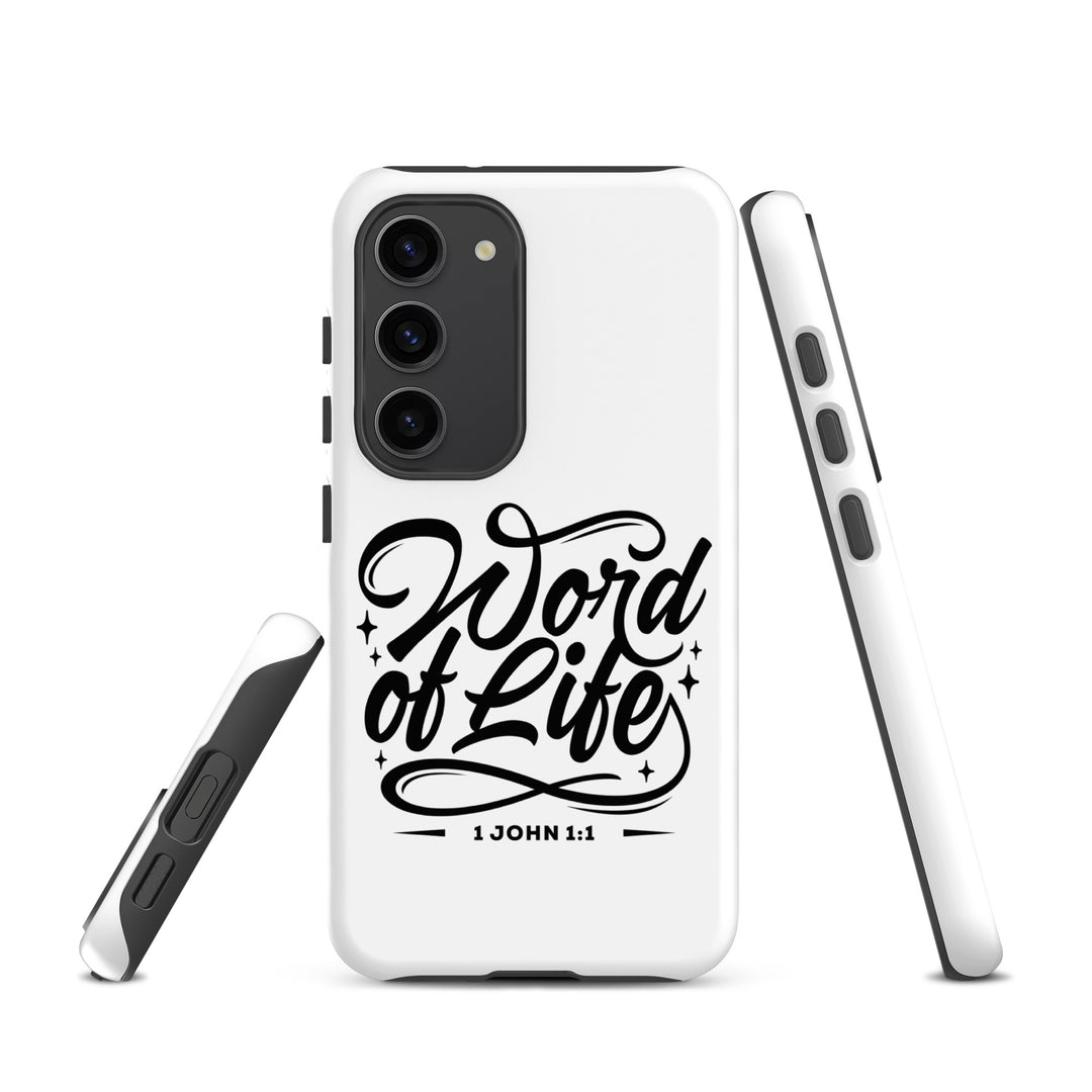 Christian Phone Case Word of Life White for Samsung® Samsung® Phone Cases   