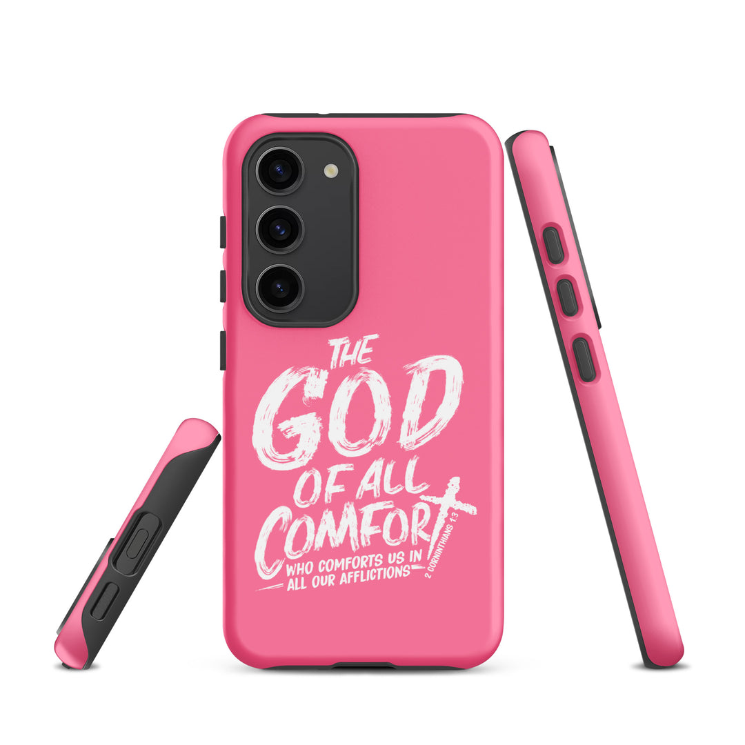 Christian Phone Case God of All Comfort Pink for Samsung® Samsung® Phone Cases   