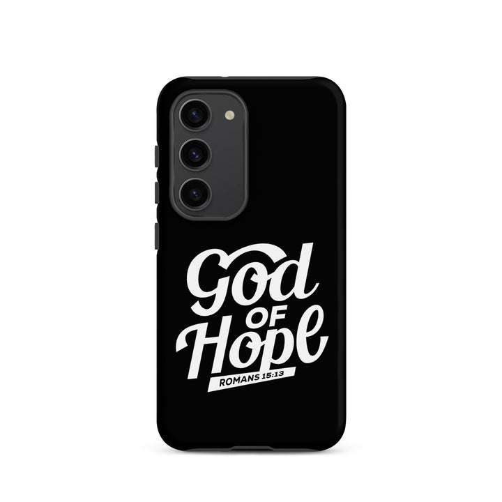 Christian Phone Case God of Hope Black for Samsung® Samsung® Phone Cases Matte Samsung Galaxy S23 