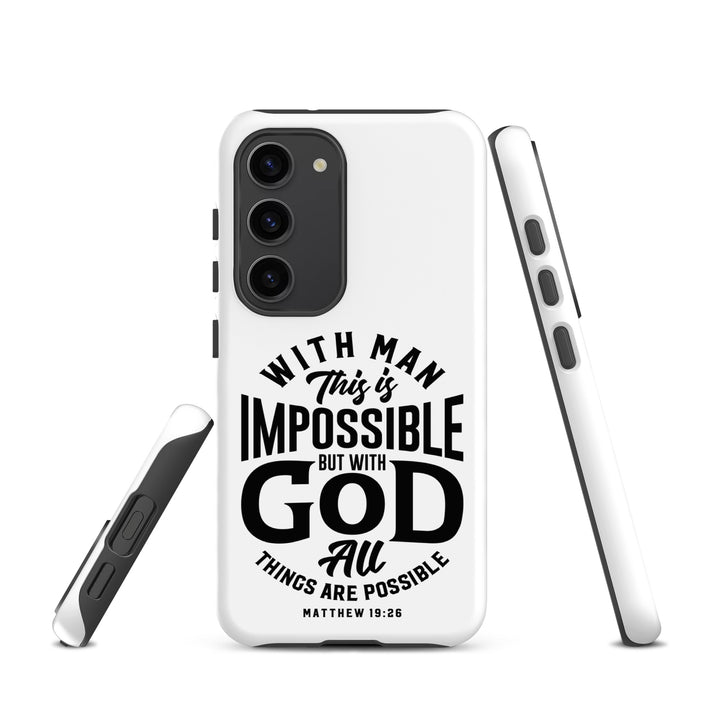 Christian Phone Case All Things Possible White for Samsung® Samsung® Phone Cases   