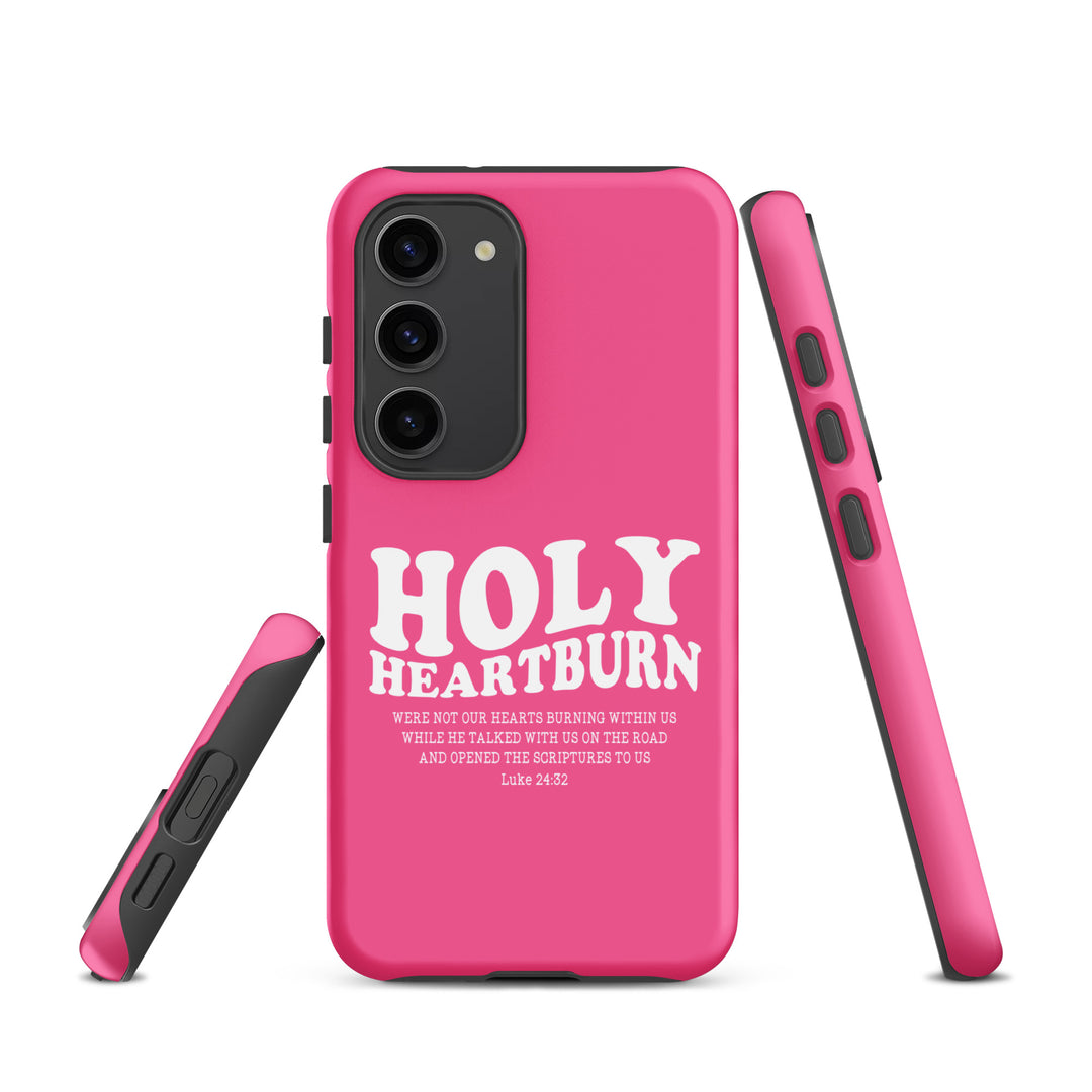 Christian Phone Case Holy Heartburn Pink for Samsung® Samsung® Phone Cases   