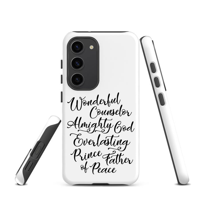 Christian Phone Case Wonderful Counselor White for Samsung® Samsung® Phone Cases   