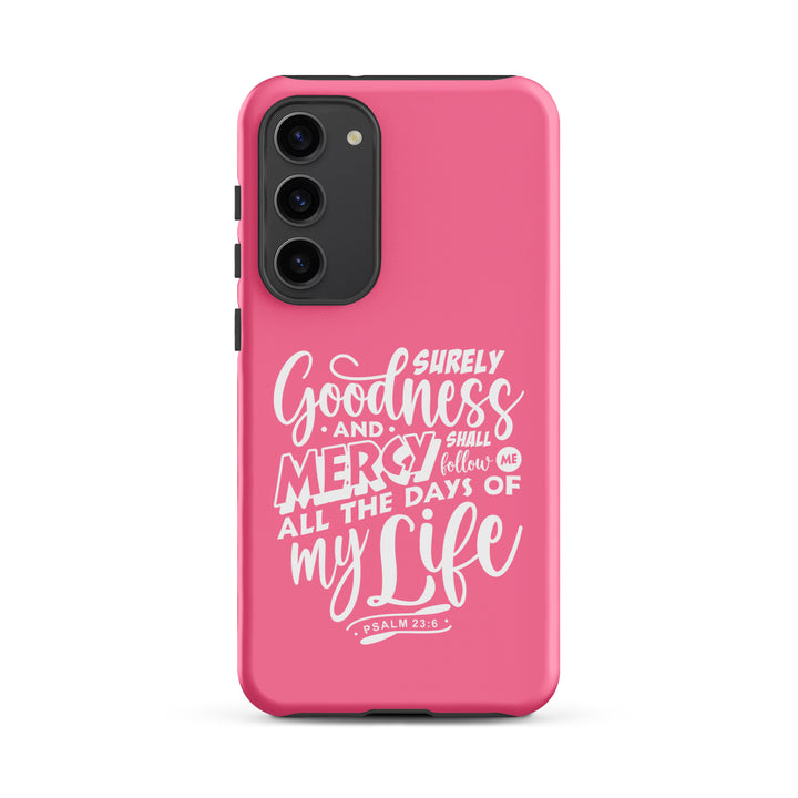 Christian Phone Case Goodness and Mercy for Samsung® Samsung® Phone Cases Matte Samsung Galaxy S23 Plus 