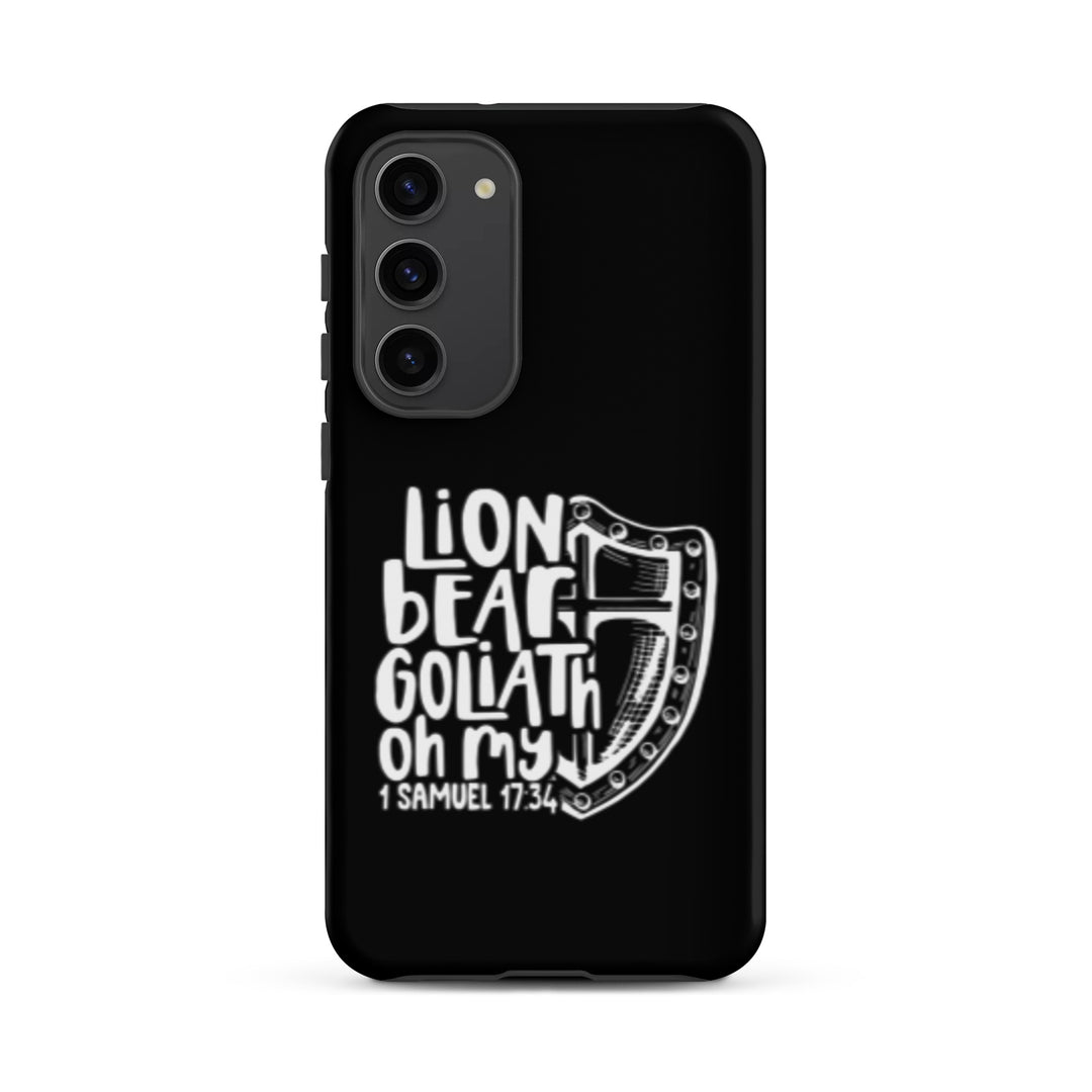 Christian Phone Case Lion Bear Goliath Oh My for Samsung® Samsung® Phone Cases Matte Samsung Galaxy S23 Plus 